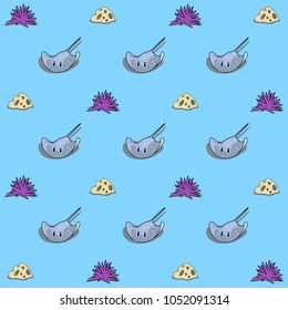 Fish underwater pattern