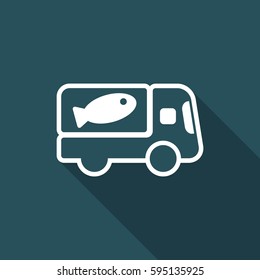 Fish van icon
