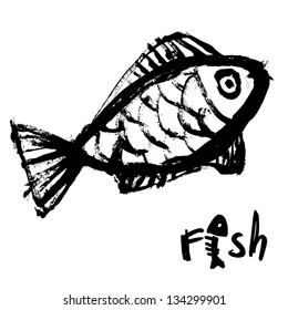 Fish. Vector.