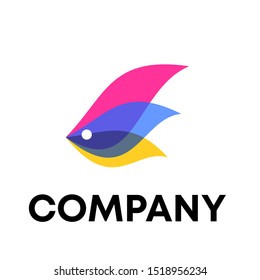 Fish Vector animals sign template logo