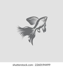 Fish vector art design for t-shirt 