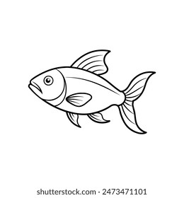 Fish vector art illustration Design 