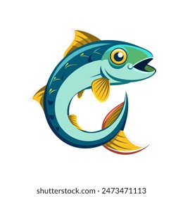 Ilustración de Arte vectorial de pescado Diseño 