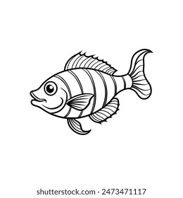 Fish vector art illustration Design 