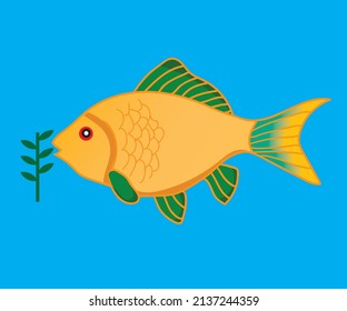 Fish vector clip art illustration