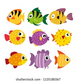 fish vector collection design