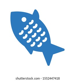 fish vector colour glyph icon