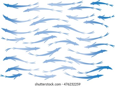 fish vector design set
