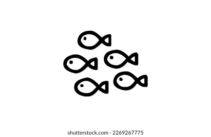 Fish vector design template file eps 10