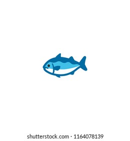 Fish vector flat icon