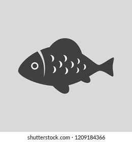 Fish vector icon 