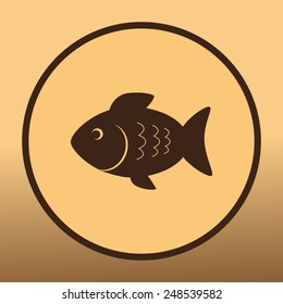 Fish vector icon