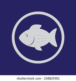 Fish vector icon