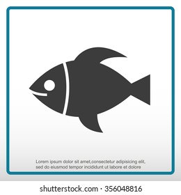 Fish vector icon