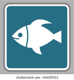 Fish vector icon
