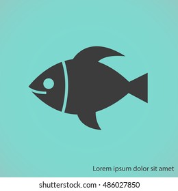 Fish vector icon