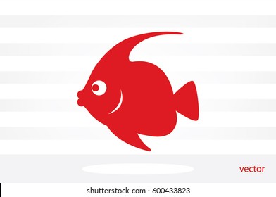 fish vector icon