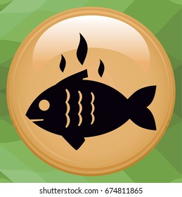 Fish vector icon