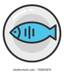Fish Vector Icon