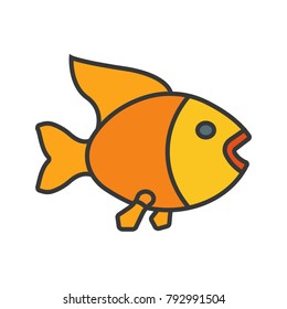 Fish vector icon