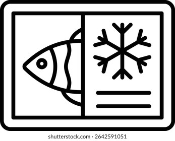 Fish vector icon. Can be used for printing, mobile and web applications.