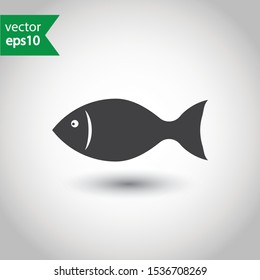 Fish vector icon. Fish flat sign design. EPS 10 fish pictogram Fish vector icon. Fish flat sign design. EPS 10 fish pictogram