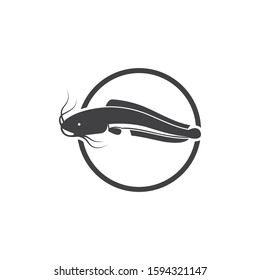fish vector icon illustration design template
