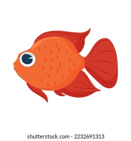 fish vector icon isolated design