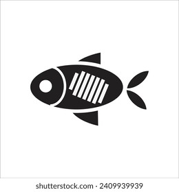 Fischvektorsymbol-Vorlage