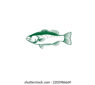 Fish vector icon vector logo design elements