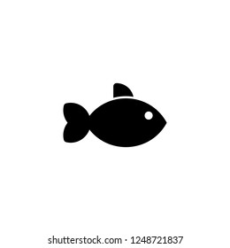 fish vector icon. fish sign on white background. fish icon for web and app