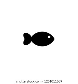 fish vector icon. fish sign on white background. fish icon for web and app