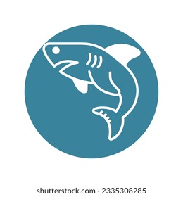 Fish Vector icon which can easily modify or edit

