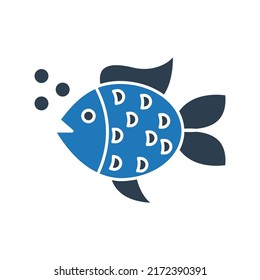 Fish Vector icon which is suitable for commercial work and easily modify or edit it

