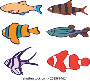 fish vector illustration for any platforms