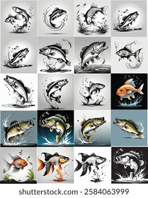 fish vector illustration art design