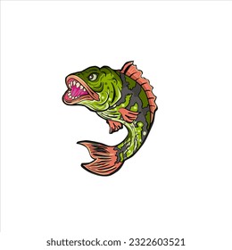 fish vector illustration for mascot fishing, logo, fish brand, illustration, element, etc