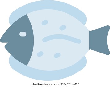 Fisch-Vektorgrafik auf transparentem Hintergrund. Hochwertige Symbole. Zeilenfarbige Vektorsymbole für Konzept und Grafikdesign.