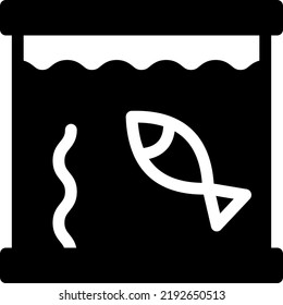fish  Vector illustration on a transparent background. Premium quality symmbols. Glyphs vector icons for concept and graphic design.