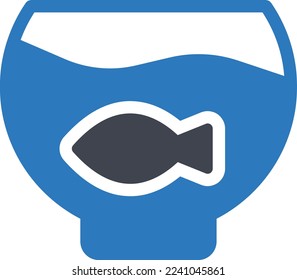 Fisch-Vektorgrafik auf transparentem Hintergrund. Hochwertige Symbole. Glyphen Vektorsymbole für Konzept und Grafikdesign. 
