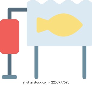 fish Vector illustration on a transparent background. Premium quality symmbols. Line Color vector icons for concept and graphic design. 
