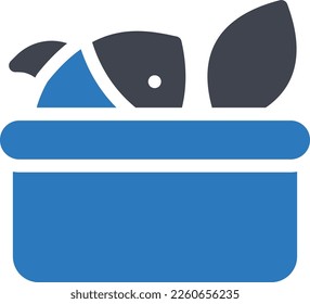fish Vector illustration on a transparent background. Premium quality symmbols. Glyphs vector icons for concept and graphic design. 
