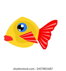  fish vector image or clipart, cute fish image