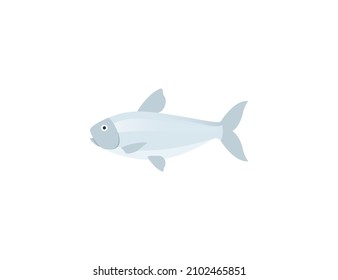 Fish vector isolated icon. Emoji illustration. Fish vector emoticon