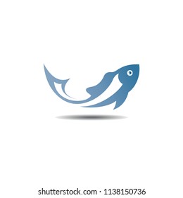fish vector logo