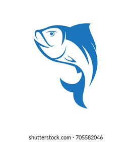 fish vector logo