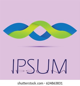 Fish, vector logo design, abstract icon.