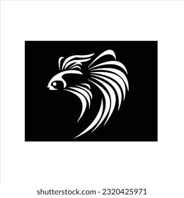 Fish vector logo design animal water