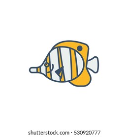 Fish Vector Logo Design Element