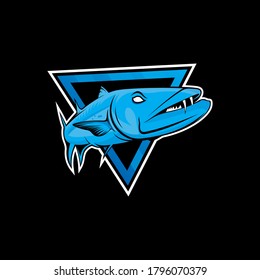 the fish vector logo illustration